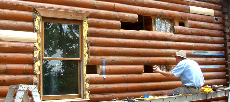 Log Home Repair Waverly, Alabama