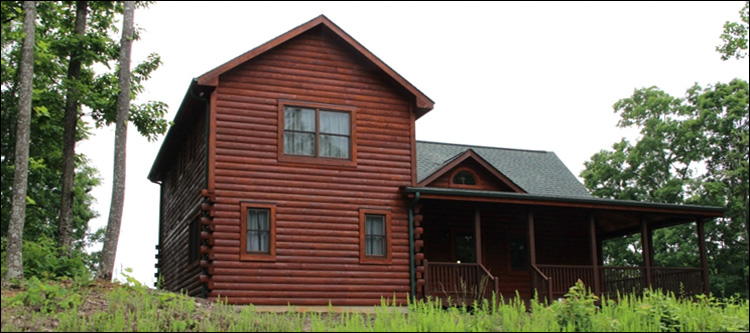 Professional Log Home Borate Application  Auburn, Alabama